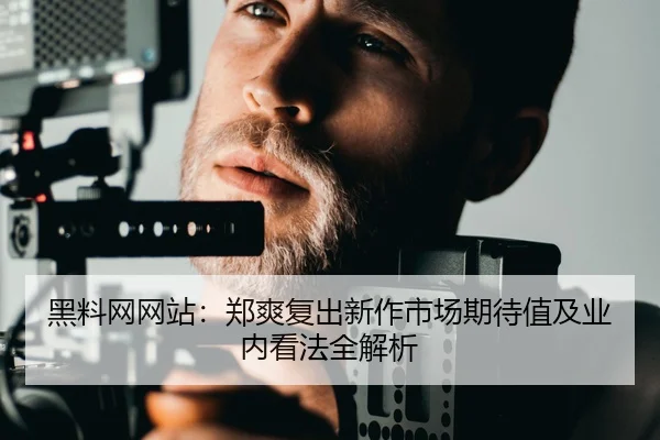 黑料网网站：郑爽复出新作市场期待值及业内看法全解析